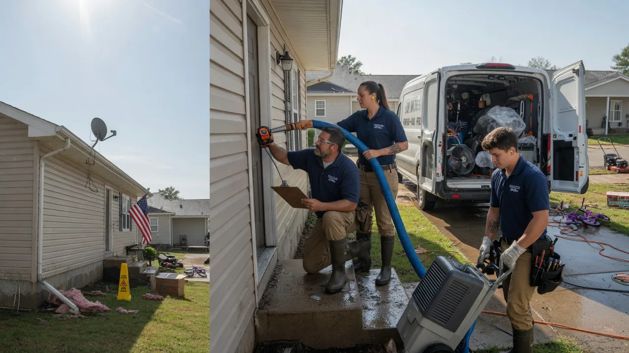 Ceiling Water Damage Restoration in Wrights, IL near me